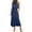 -B-Dark Blue118, variant on FINALGANG Women Elegant Dress Solid Color Halter Neck Sleeveless Dresses Party Evening Long Dress Leisure Breathable Comfort Wear