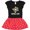 Black & Red with Polka Dots, variant on Inktastic Turtley Cute Girl Turtle Gift Toddler Girl Dress