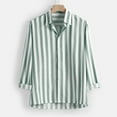 thumbnail image 4 of Fengyings Clearance Men's Shirts Casual Long Sleeve Button-Down Striped Dress Shirt, 4 of 8
