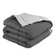 thumbnail image 3 of Edredón Dos vistas Matrimonial Rogga Gris Oxford - Gris Perla + Protector Rogga + Sábanas Royal + Almohada Royal Twin, 3 of 7
