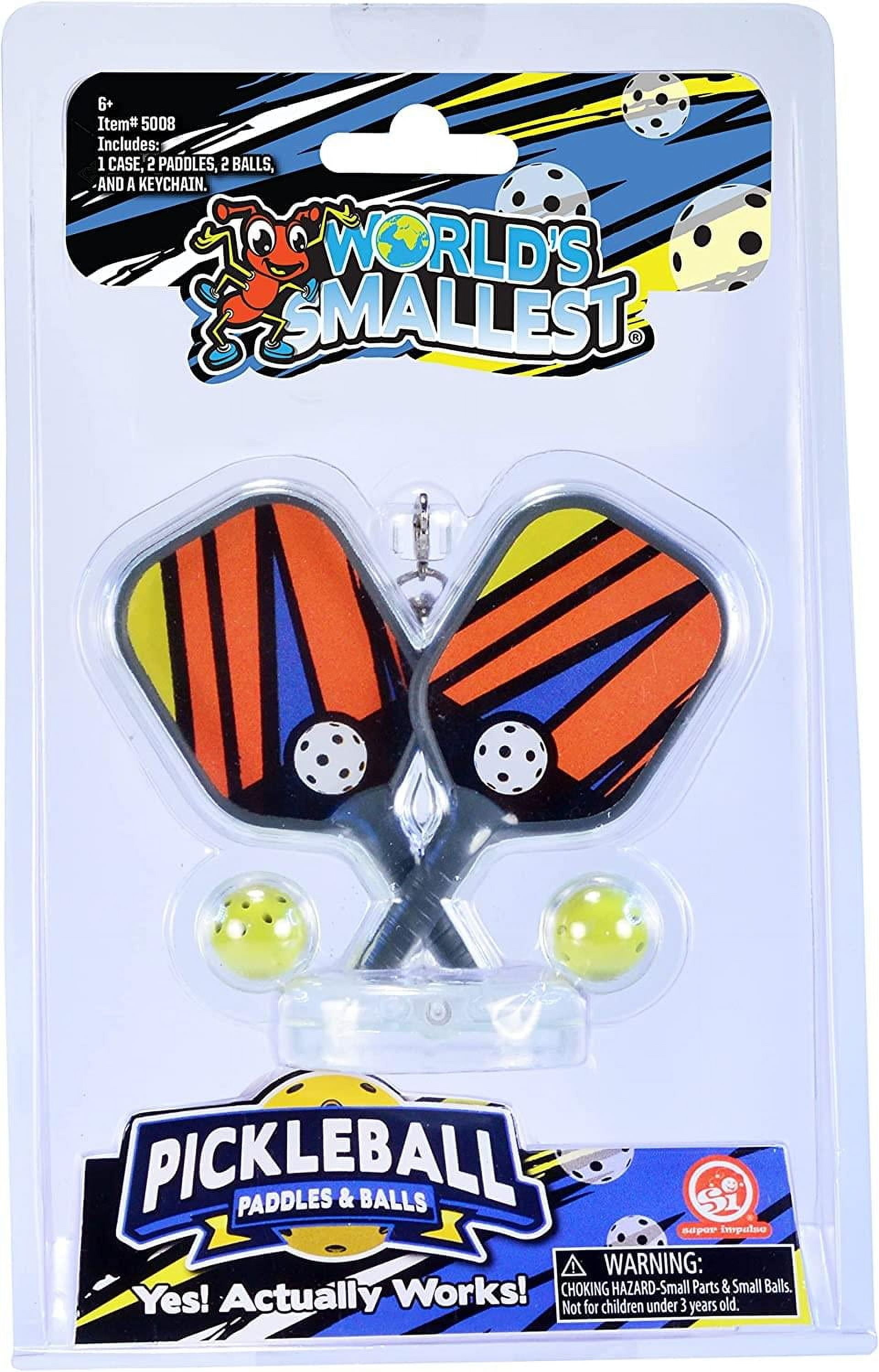 World's Smallest Pickleball Set – Miniature Paddles and Balls Toy