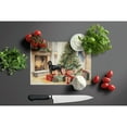 thumbnail image 3 of Carolines Treasures DAC2612LCB 12 x 15 x 0.2 in. Black & Tan Coonhound Cozy Christmas Glass Cutting Board - Large, 3 of 5