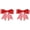 Red, variant on Red Check Mini Bow Hairclip Small Bow Hair Clip Checkered Bows Hairpins for Daughter Granddaughter Ribbon Bowknot Barrette Christmas Xmas Theme Party Favors Buffalo Hair Accessories 2 count