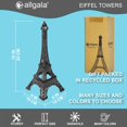 thumbnail image 2 of Decoración de estatua de la Torre Eiffel, 10 cm, aleación de metal, Allgala, color negro, 2 of 4