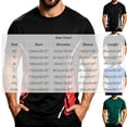 thumbnail image 3 of JTSRKL Mens Quick Dry Shirts Printed Crewneck Short Sleeve Breathable Lightweight Tees Summer Gym Training Big Size Active Sport Tops, 3 of 9