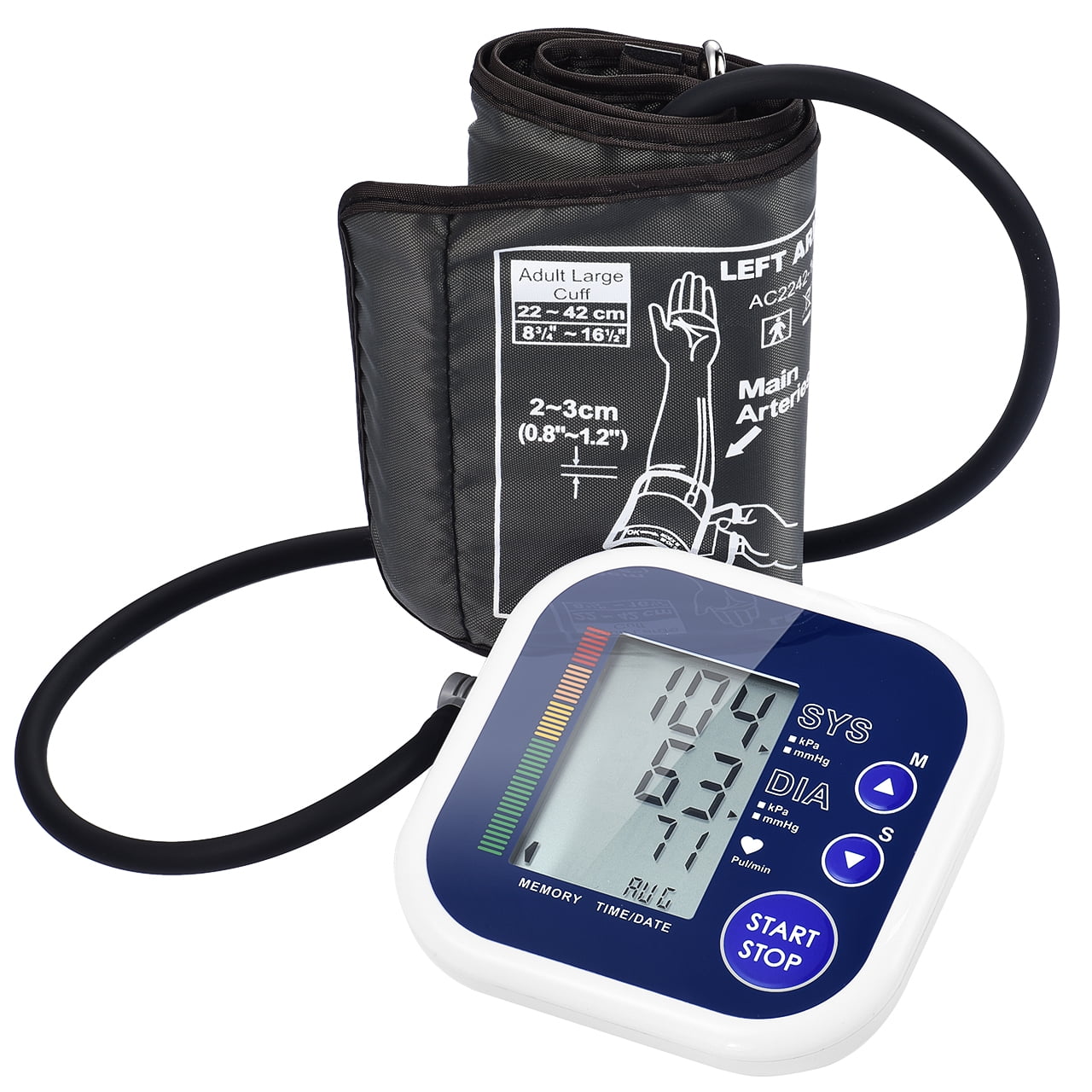 Automatic Upper Arm Blood Pressure Monitor with Wide-Range ...