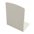 thumbnail image 7 of YAHHU 2‑Pack White Plastic Bookends – Sturdy for Books, Magazines, CDs & More, 7 of 7
