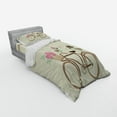 thumbnail image 2 of Ambesonne Retro Bedding Set 3 Pcs, Romantic Bird Couple, Twin XL, Multicolor, 2 of 2