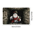thumbnail image 3 of Christmas Diatomite Doormat Absorbent Entryway Rug, Mud Resistant Indoor Outdoor Mat, Quick Dry Short Pile Non Slip Rubber Backing, Easy Clean Front Door Mat for Winter Decor, 3 of 6