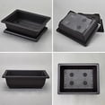 thumbnail image 6 of Rectangular Flowerpots Plastic Bonsai Plants Pot Square for Flower Balcony Garden Yard Landscape Bonsai Pot Trays Home Decor, 6 of 10