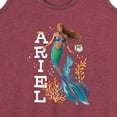 thumbnail image 3 of Disney - Ariel in Water - Ladies Racerback Tank, 3 of 5
