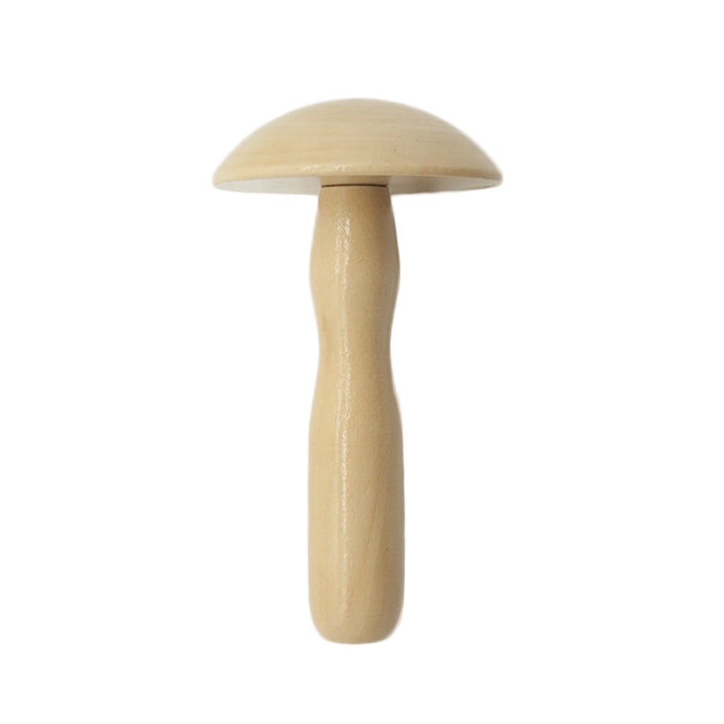 Wooden DIY Darning Mushroom Darner Patch Tool Trouser Clothes Sock Sewing Repair