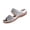 Silver, variant on Women's Sandals Open Toe Wedge Slide Sandals,Comfort Glitter Orthopedic Slip On Slippers, Casual Summer Beach Arch Support Sandals for Women