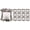 Steel Shine, variant on Set of 12 Aluminum Napkin Rings - Stylish Holders for Dinner Table Décor (Silver)