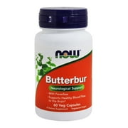 Now Foods Butterbur, 60 Vegetarian Capsules-3 Pack
