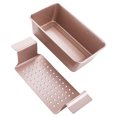 thumbnail image 4 of ibasenice Reusable Golden Carbon Steel Loaf Pan with Nonstick Coating for Bread Baking and Toast Mold, 4 of 8