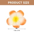 thumbnail image 2 of 12 pinzas para el pelo con flores hawaianas, pinzas para el pelo con flores de plumeria, pinzas decorativas para el pelo para mujer, 2 of 7