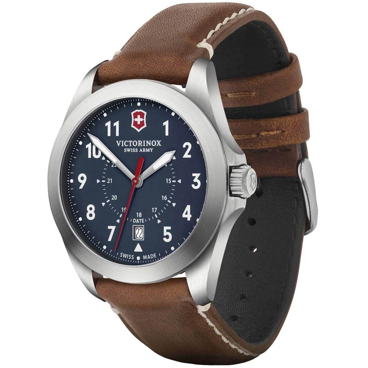Victorinox Swiss Army 241964 Men's Heritage Blue Dial Strap Watch