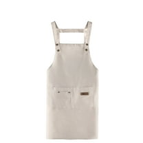 Clearance! FNGZ Apron Sleeve All Pure Polyester Cotton Canvas Apron Advertising LOGO Printing Manicure Waist Home Kitchen Restaurant Work Clothes