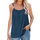 thumbnail image 2 of Camisas para mujer sin mangasTank Top Camisola Loose Fit Color sólido Summer Pullover Blusa Pompotops lopia987959, 2 of 5