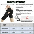 thumbnail image 6 of Therapy Glove Wrist Support Brace Anti-Arthritis Rheumatold Health Hand Pain Sleeve Gloves Black S, 6 of 6