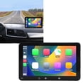 thumbnail image 1 of 7 Inch HD Double Din Car Stereo, BT 5.0  Touch Screen CarPlay and  Auto Automatic Multimedia Player with Reverse Camera for All Vehicles, 1 of 7