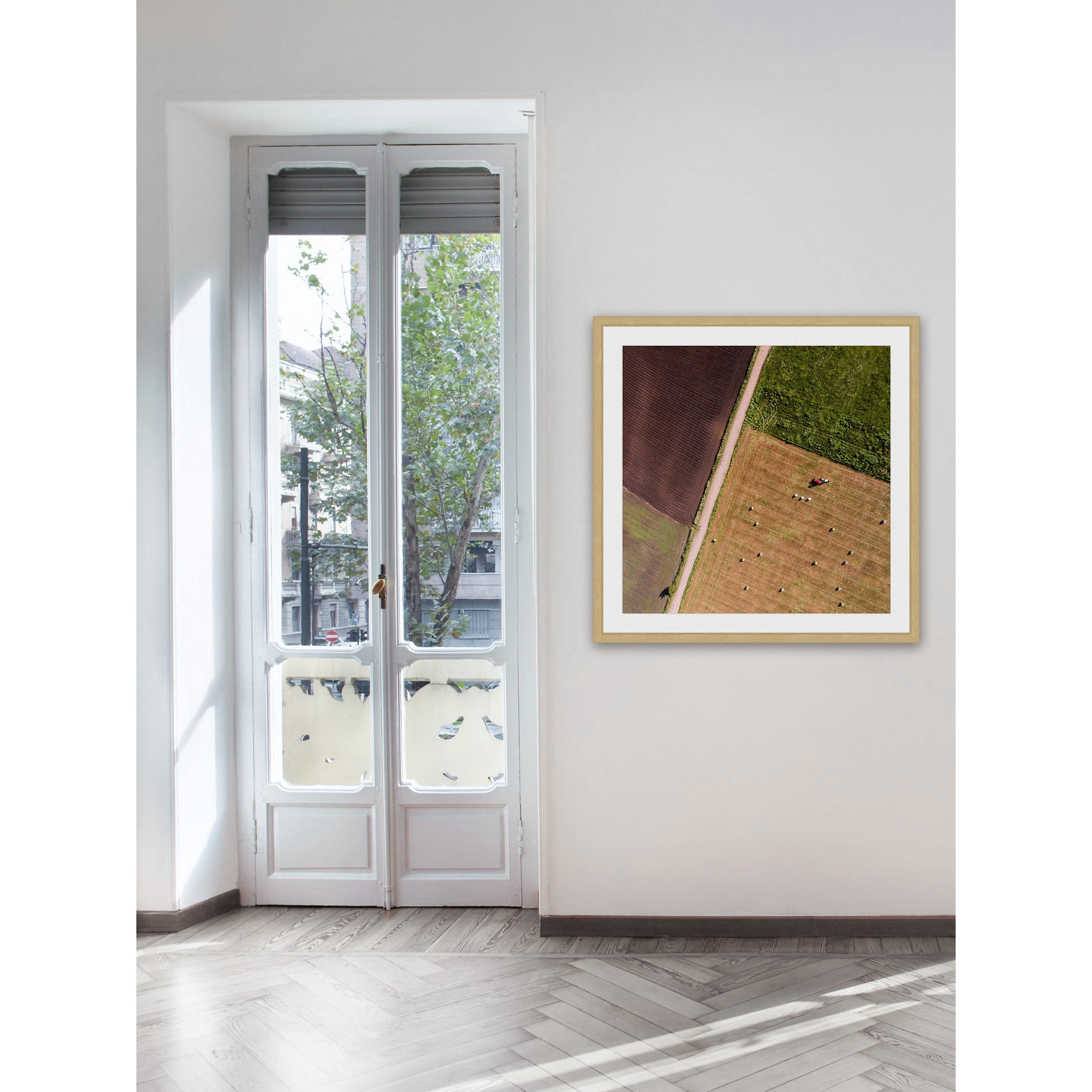 Marmont Hill "Farm Land" by Karolis Janulis Framed Painting Print
