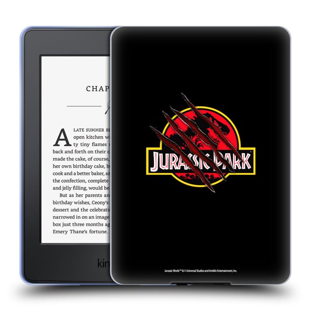 Head Case Designs Officially Licensed Jurassic Park Logo Plain Black Claw Soft Gel Case Compatible With Amazon Kindle Paperwhite 1 2 3 Walmart Com Walmart Com