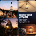 thumbnail image 3 of Lámpara farol MHL416 de aluminio vintage LED recargable por USB-C, 3 of 9