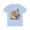 Baby Blue, variant on Tiger Graphic Unisex 100 Cotton Vintage Art with Animal Tee 8