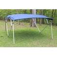 thumbnail image 2 of NAVY BLUE SQUARE TUBE FRAME VORTEX 4 BOW PONTOON/DECK BOAT BIMINI TOP 8' LONG, 97-103" WIDE (FAST SHIPPING - 1 TO 4 BUSINESS DAY DELIVERY), 2 of 8