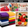 thumbnail image 3 of Firefly Hope 39.4x33 Inch Soft Woven Military Green Craft Felt, 1mm Thick Acrylic Fabric Sheets Ideal for Craftwork, Sewing Patches & DIY Art Making, 3 of 5