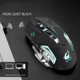 thumbnail image 3 of EIGTHTAIL Souris de Jeu Sans Fil Rechargeable Silencieuse à DEL Rétroéclairée Souris Optique USB pour PC, 3 of 5