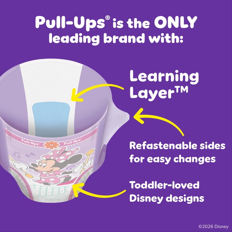 Pull-Ups Girls' Potty Training Pants, 4T-5T, 82 Count photo 4