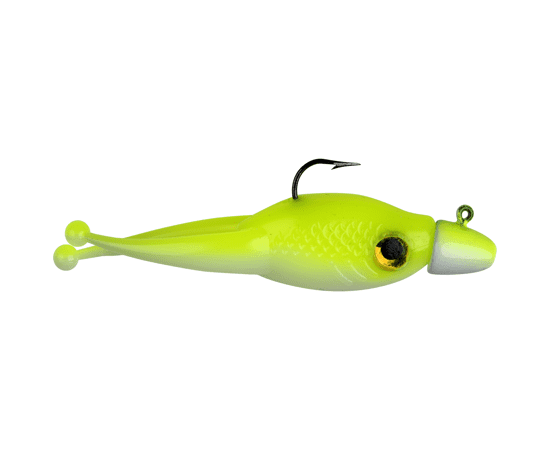 Mr. Crappie Scizzor Shad Head 1/8 oz / Refrigerator White