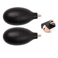 thumbnail image 1 of Soplador de aire, 2 sopladores de polvo negros, bola sopladora de polvo con paño de limpieza, para cámaras, accesorios de computadora, teclados, 1 of 5