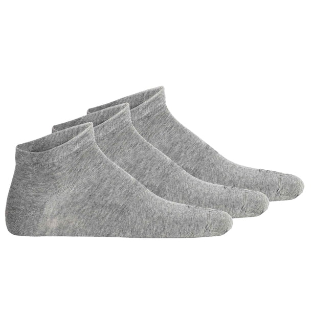 camel active calcetine para hombre, paquete de 3 - Calcetines básicos, algodón orgánico Gris 43-46