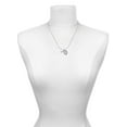 thumbnail image 3 of Delight Jewelry Silvertone Princess with Pink Crystal Best Mom Ever Charm Necklace, 3 of 4