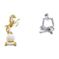 thumbnail image 1 of Figura de escritorio,Estantería con estatua de caballo para escritorio,oficina y decoración del hogar.,Figura decorativa de escritorio de resina para decoración del hogar,Figura de pensador, 1 of 8