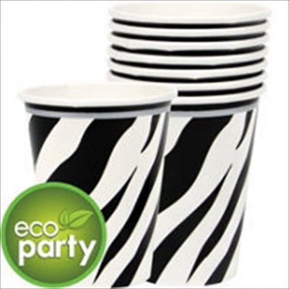 Zebra Stripes Animal Print 9oz Paper Cups (18ct)