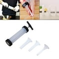 thumbnail image 4 of pitrice Kitchen Craft Handheld Sausage Maker Meat Stuffer Filler w/ 3 Stuffing tubes, 4 of 8
