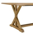 thumbnail image 5 of Better Homes & Gardens Modern 62 in Rectangle Solid Wood Dining Table, Light Honey, 5 of 9