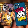 thumbnail image 4 of Disney-funda de TPU para teléfono móvil Apple, carcasa negra para iPhone 15 14 Pro 13 12 Max Mini 11 XS Max X XR 7 8 Plus SE2020, 4 of 5