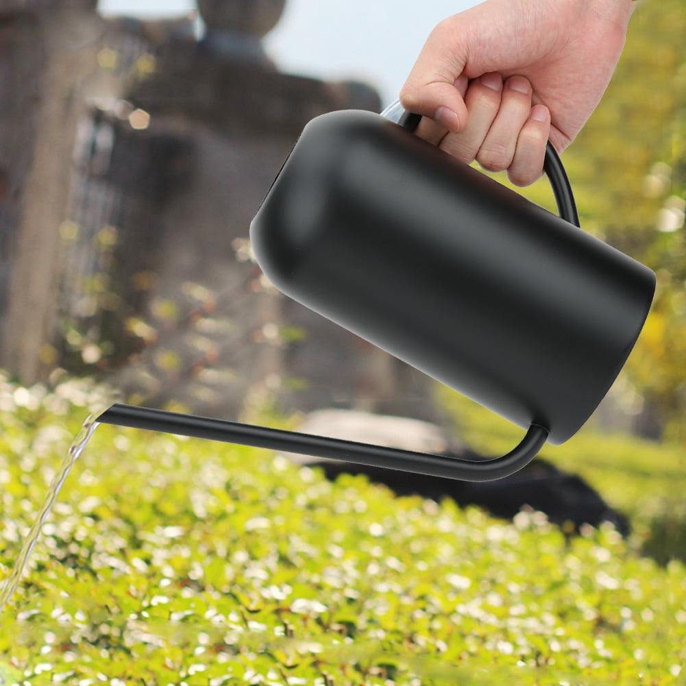 Garden Stainless Steel Long Spout Watering Can Pot Flower Plants Irrigation Tool 
