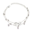 thumbnail image 1 of Guardurnaity Tobilleras de plata para mujer, bonitas pulseras de playa, joyería de aleación para pies, cadena ligera para pies descalzos, Ropa, zapatos y accesorios Miscelánea, 1 of 5