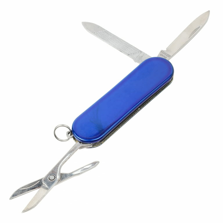 ASR Outdoor Multifunctional EDC Small Pocket Knife Multi Tool - Blue 