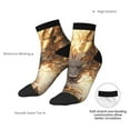 thumbnail image 6 of Rocae Golden Horned White Dragon for Premium Adult Socks,Comfortable, Breathable, and Durable Socks, Perfect for Everyday Wear, 6 of 7
