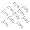 thumbnail image 2 of KAKOWELY 10 Pcs Supports Simples pour Tringle à Rideaux Fournitures pour Tringle à Rideaux Supports Modernes pour Tringle à Rideaux,4.57"X2.95"X0.67 Pouces, 2 of 5
