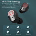 thumbnail image 5 of 5\.1 Wireless Earphones 1200mAh Charging Box Headphone Noise Canceling Stereo Sports Waterproof Earbuds Headsets black, 5 of 9