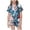 p-206Blue713, variant on CAIVO 2 Piece Pajama Sets For Children Short Sleeve Lapel Button Down Shirts Tops With Shorts Matching Set Sleepwear Set With Pockets For Christmas Nightwear